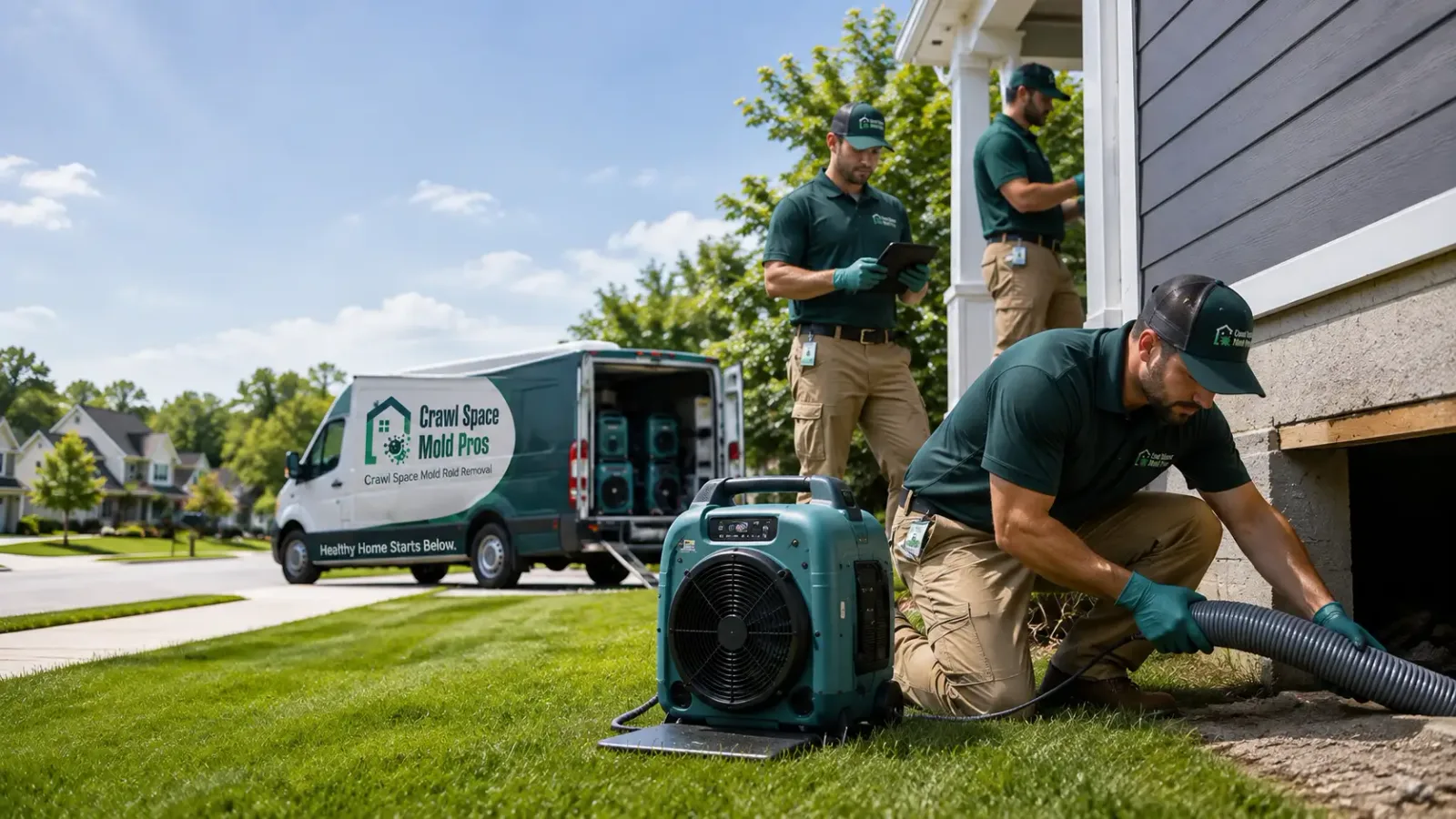 Crawl Space Mold Removal in Fort Loramie, OH